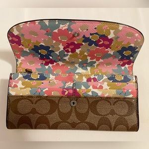 Floral Coach wallet